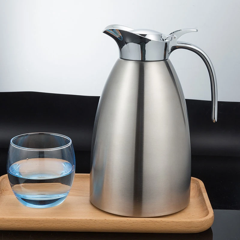 Hotel Used Coffee Pot Water Jug Can Be Put in The Dishwasher Double Wall Stainless Steel 304 Tea Pot Vacuum Flask