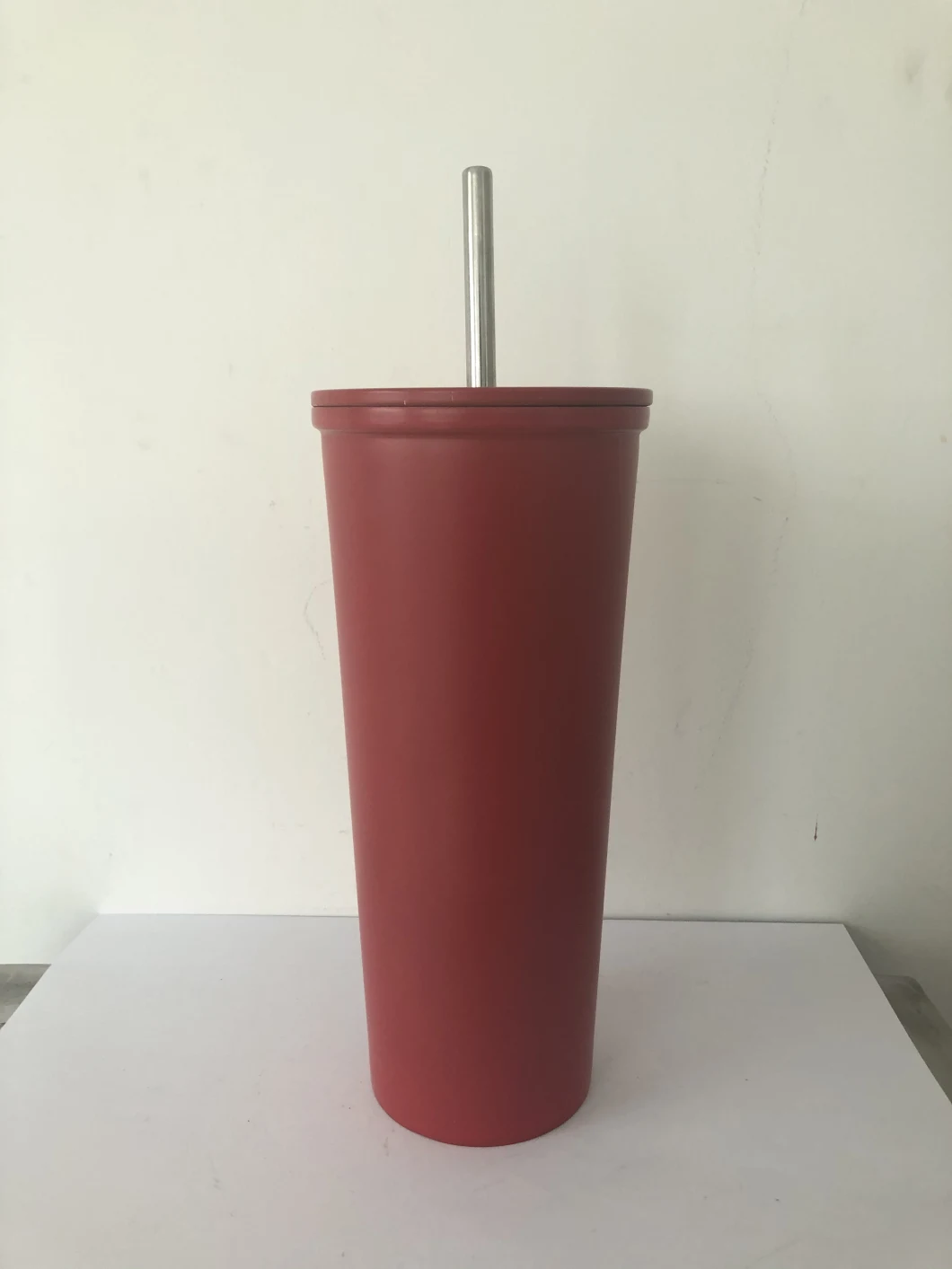 20oz Double Wall Travel Mug with Straw