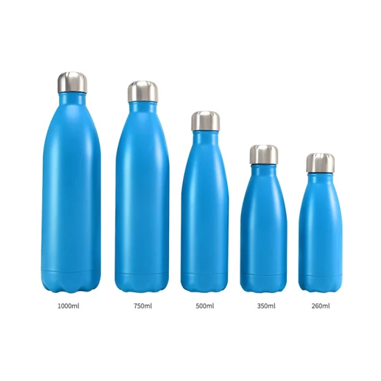 Bottiglia termica in acciaio inossidabile di alta qualità, bottiglia d'acqua sportiva personalizzata, pronta per la spedizione