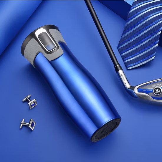 Bottiglia di thermos sportiva per bottiglia d'acqua di conservazione isolata termicamente in acciaio inossidabile con boccetta per vuoto all'ingrosso in fabbrica con coperchio